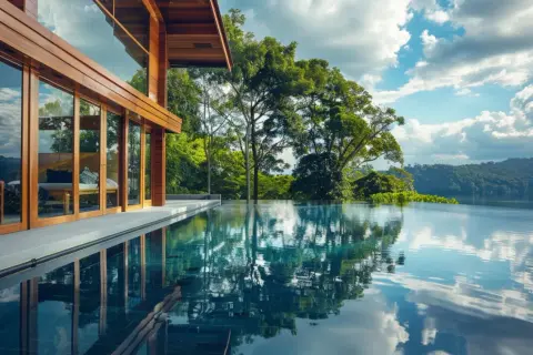 Domy z basenem nad jeziorem: Luksusowy wypoczynek nad wodą