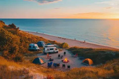 Camping nad Bałtykiem: Najlepsze campingi nad polskim morzem